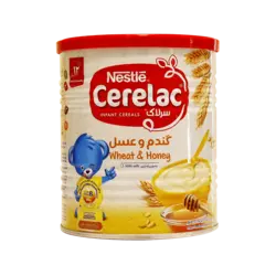 سرلاک نستله با طعم گندم و عسل به همراه شیر ۴۰۰ گرم