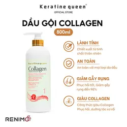 شامپو سر بدون سولفات کراتین کوئین کلاژن Keratine Queen Collagen 1
