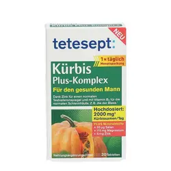 قرص کدو تنبل تقویت مثانه و مجاری ادرار تتسپت 30 عدد