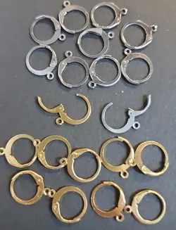 گوشواره قفل دار استیل