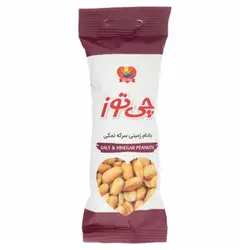 بادام زمینی با طعم سرکه نمکی چی توز – 40 گرم بسته 12 عددی