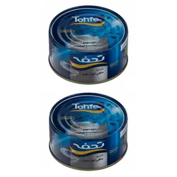 کنسرو ماهی تون دودی در روغن تحفه – 180 گرم بسته 2 عددی