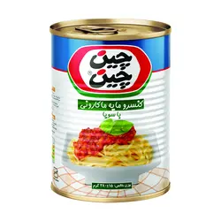 کنسرو مایه ماکارونی با سویا چین چین – 380 گرم