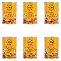 کنسرو مایه ‌ماکارونی و لازانیا بهروز-390 گرم بسته 6 عددی