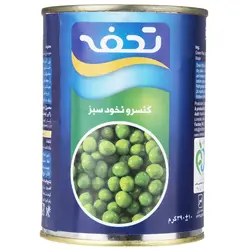 کنسرو نخود سبز تحفه مقدار 390 گرم