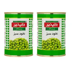 کنسرو نخود سبز دلپذیر – 420 گرم بسته 2 عددی