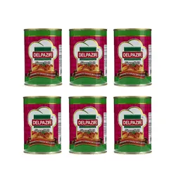 کنسرو سس ماکارونی با سویا دلپذیر – 400 گرم بسته 6 عددی