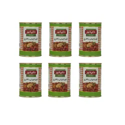 کنسرو لوبیا با قارچ دلپذیر – 380 گرم بسته 6 عددی