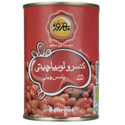 کنسرو لوبیا چیتی با سس چیلی بهروز – 420 گرم