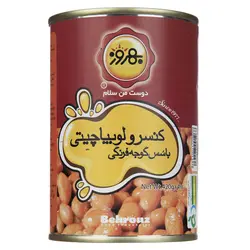 کنسرو لوبیا چیتی با سس گوجه فرنگی بهروز – 420 گرم