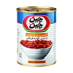 کنسرو لوبیا چیتی با سس گوجه فرنگی چین چین – 400 گرم