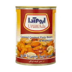 کنسرو لوبیا چیتی با قارچ اروم آدا – 400 گرم