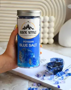کریستال نمک آبی گرمسارpersian blue salt
