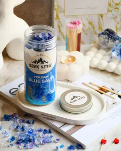 کریستال نمک آبی گرمسارpersian blue salt