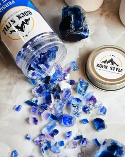 کریستال نمک آبی گرمسارpersian blue salt