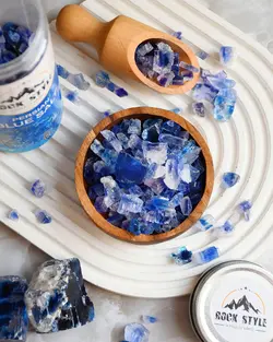 کریستال نمک آبی گرمسارpersian blue salt