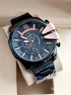 ساعت مردانه فلزی دیزل سه موتوره فعال قفل ضامن دار کد ۱۹۱۵۴۶۲