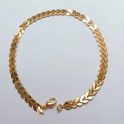 پابند طرح خوشه گندم دخترانه طلایی کد ۱۳۱۰۰۱۵