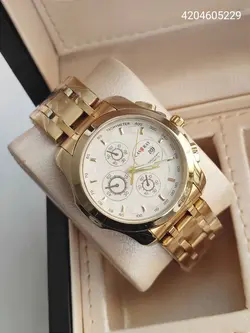 ساعت مردانه cassray دوقفله تقویم دار رنگ سیلوری شیک و خاص کد 1916038