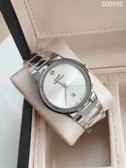 ساعت مردانه swistrack هک مارک روی قفل دوقفله تقویم دار رنگ نقره ای کد 1916019