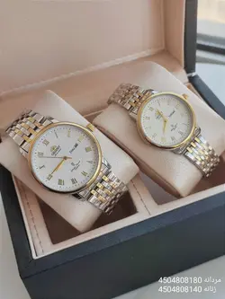 ست ساعت فلزی اورینت هک مارک روی قفل جنس استیل باکیفیت رنگ ثابت کد 2115227