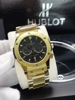 ساعت مردانه هابلوت سه موتوره فعال ساخت ژاپن جنس استیل با کیفیت رنگ ثابت ضد آب در حد شستشو کد 1917318