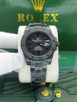 ساعت مردانه رولکس مدل دیت جاست موتور اتومات ساخت سوئیس جنس شیشه کریستال ضد خش بدنه استیل ضد زنگ  کد 1917613