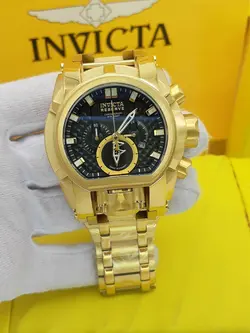 ساعت اینویکتا طرح زئوس سه موتوره فعال کیفیت موتور عالی کوارتز جنس استیل ضدزنگ و ضد حساسیت شیشه سافیر ضدخش و ضدآب کد 1917810