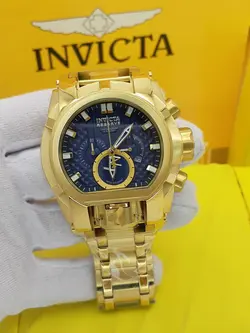 ساعت اینویکتا طرح زئوس سه موتوره فعال کیفیت موتور عالی کوارتز جنس استیل ضدزنگ و ضد حساسیت شیشه سافیر ضدخش و ضدآب کد 1917810