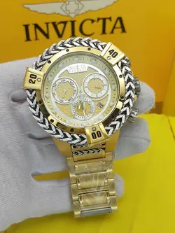 ساعت مردانه اینویکتا لاین کیفیت عالی سه موتوره فعال جنس استیل ضدزنگ و ضد حساسیت ساخت ژاپن کد 1917774