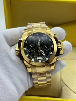 ساعت مردانه اینویکتا مستر المپیا دو صفحه سه موتوره فعال کیفیت عالی ساخت ژاپن جنس استیل با کیفیت رنگ ثابت کد  1917768