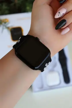 ساعت هوشمند w26 pro max قدم شمار و ضربان قلب دارای ایرپاد طرح اپل همراه با یک بند اضافه کد 1918856