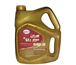 روغن موتور بهران مدل سوپر رانا پلاس SN حجم ۴ لیتر (۵W-30)