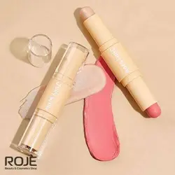 رژگونه و هایلایتر استیکی شیگلم SheglamSheglam Jelly Wow Blush & Dewy Highlighter Stick