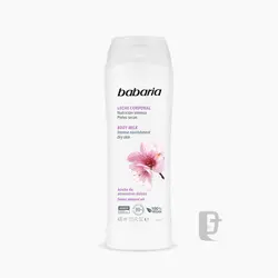 شیر بدن باباریا حاوی جو دوسر و کنجد Babaria 400ml