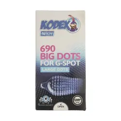 کاندوم ناچ کدکس مدل BIG DOTS بسته 12 عددی