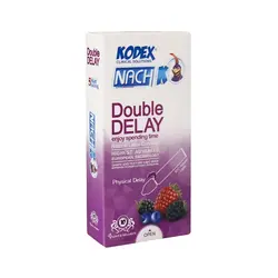 کاندوم تاخیری ناچ کدکس مدل Double Delay بسته 12 عددی