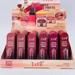 پک رژ لب جامد تاتو 6 عددی