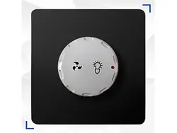 کلید و پریز کریستال مشکی نقره ای آسیا الکتریک