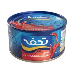 کنسرو ماهی تن فلفلی تحفه (۱۸۰ گرم) - سوپر مارکت اینترنتی روشن مارت