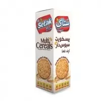 بیسکویت سبوس دار چندغله ستاک (350 گرم) - سوپر مارکت اینترنتی روشن مارت