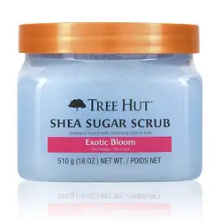 اسکراب بدن  Exotic Bloom تري هاتاورجینالTree Hut exotic bloom shea sugar scrub