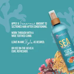 آبرسان بعد حمام ضد ريزش و تقويت کننده خزه دريايي مایلاورجینالMielle Organics Sea Moss Anti-Shedding Leave-In Conditioner