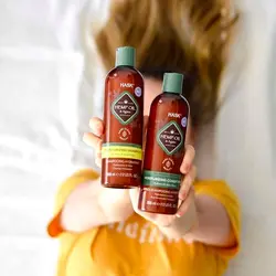 شامپو آبرسان روغن شاهدانه و آگاوه هاسکاورجینالHask Hemp Oil & Agave Moisturising Shampoo