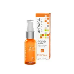 سرم التيام بخش و روشن کننده زردچوبه و ويتامين سي آندالواورجینالANDALOU  NATURALS Turmeric + C Enlighten Serum