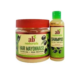 ماسک مو مايونز داخل حمام اي بي نچرالزاورجینالAB Naturals Hair Mayonnaise Olive Oil + Egg Protein