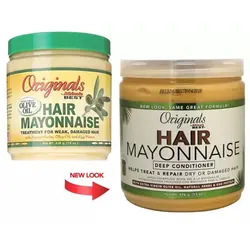 ماسک مو مايونز داخل حمام آفريکاز بست ( 426 گرم )اورجینالAfrica's Best Hair Mayonnaise with Olive Oil