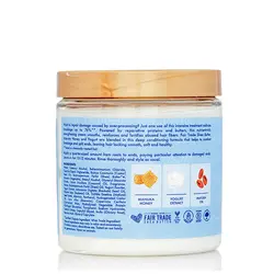 ماسک مو درمانی داخل حمام آبرسان و پروتئین رسان شي مويسچراورجینالMANUKA HONEY & YOGURT HYDRATE 
REPAIR  PROTEIN-STRONG TREATMENT