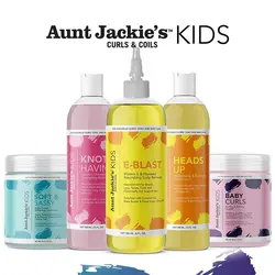 گره باز کن بعد حمام موی کودک آنت جکیزاورجینالAunt Jackie's Kids Knot Havin' It Leave-In Ultimate Detangling