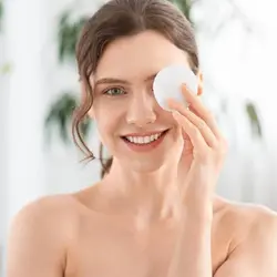 پد آرايش پاک کن  کلينيکاورجینالcleanic cotton pads soft & comfort